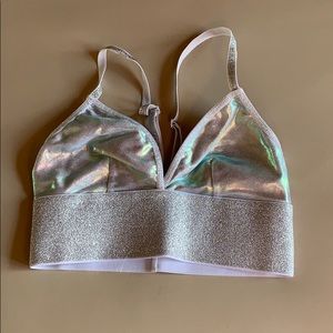 Cute Booty Lounge Holographic Bralette